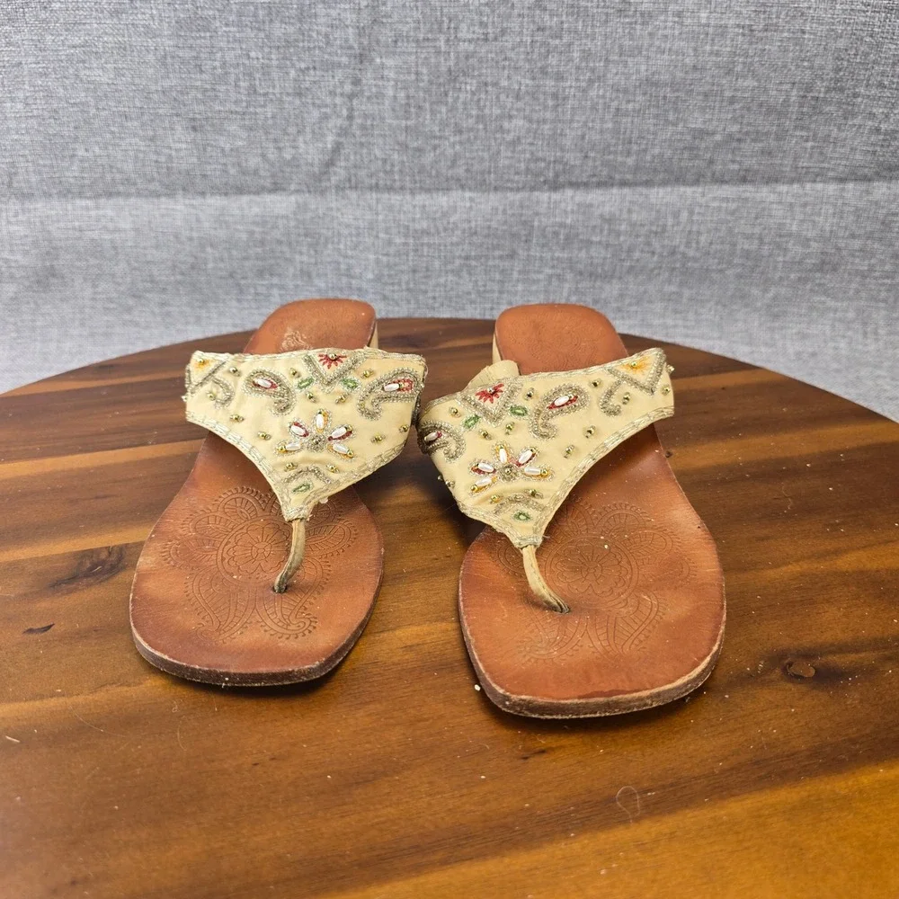 Nine West embroidered beaded